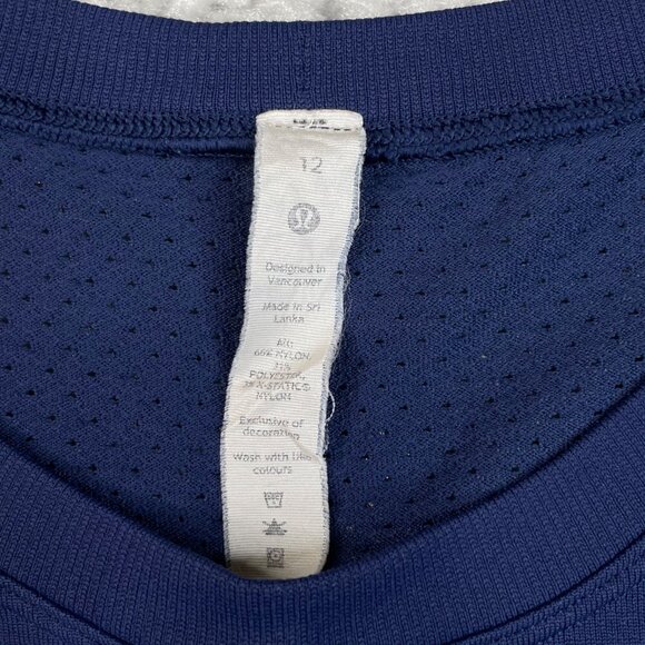 Lululemon Train To Be Tank Top Navy Blue - Picture 5 of 10